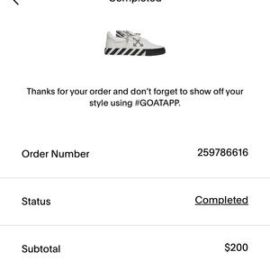 Off-white Vulc Sneaker ‘white grey’